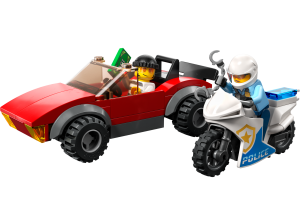 LEGO City Achtervolging Auto Op Politiemotor 60392