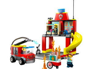 LEGO City Brandweerkazerne En Brandweer Wagen (4+) 60375