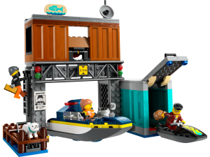 LEGO City Politiespeedboot En Boevenschuilplaats 60417