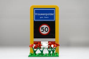 Plaatsnaambord Vrouwenpolder